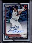 2024 Bowman Draft Travis Bazzana Chrome Auto Refractor 1st #/499 Guardians