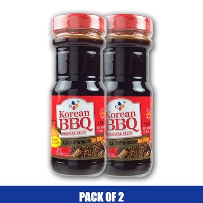 Pack of 2 - CJ Korean BBQ Sauce Beef Kalbi Marinade for Ribs 1.85lb(840g)