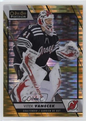 2023-24 O-Pee-Chee Platinum Seismic Gold 36/50 Vitek Vanecek #64 1j6p