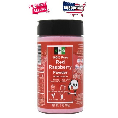 Freeze Dried Red Raspberry Juice Powder 7oz Seedless Natural Superfood Baking...