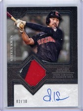 2025 Topps Flagship Patch Autograph #TFAP-SK Steven Kwan No 2 of 10