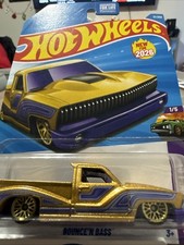 2026 Hot Wheels Case A Bounce'N Bass Gold 17/250 Layin  Low 1/5