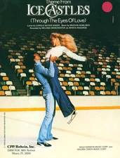Through The Eyes Of Love Sheet Music Piano Voice Guitar 1978 Ice Castles Sager