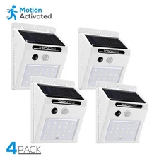 TorchStar Led Solar Motion Sensor Lights, Wireless Outdoor Wall Lights,Patio