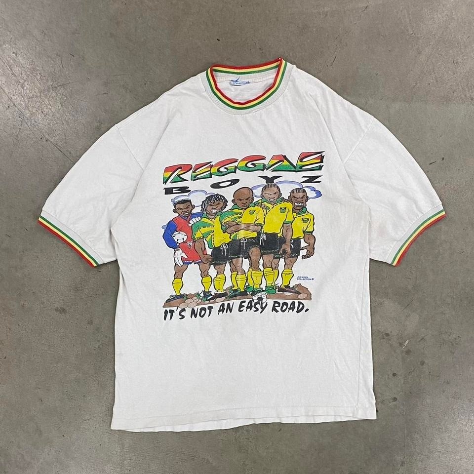 Camiseta Vintage Jamaica Fútbol Reggae Boyz Jus Kool Colección 1994 Copa Mundial XL