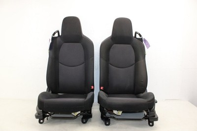 2009-2015 Mazda MX-5 Miata Black Cloth Seat Set OEM QV10
