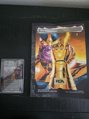 Thanos PSA Promo Card & Magazine May 2026 Magic The Gathering Trading Card