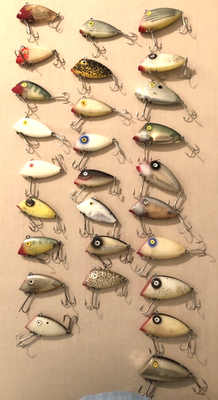 Vintage Swimmin Minnow Fishing Lure Lot Old Fishing Lures | eBay