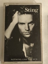Sting Nothing like The Sun Cassette Tape CAS2