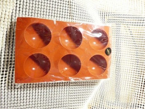 2PCS 3D 6-Holes Half Ball Silicone Chocolate Mold Sphere Cake Baking Mold USA