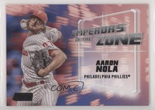 2019 Topps Stadium Club Emperors of the Zone Black 19/99 Aaron Nola #EZ-19 1q2
