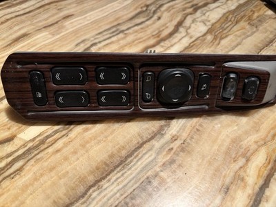 2004-2006 Cadillac CTS & SRX master power window switch Wood Grain 25749090