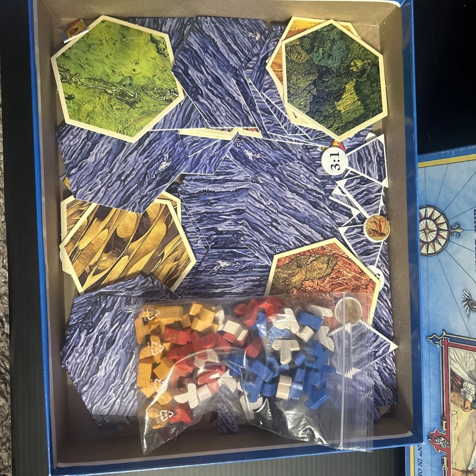 Jogo de estratégia SEAFARERS OF CATAN (Mayfair 2003) -- Completo - Imagem 4 de 4