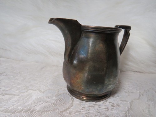 RARE VINTAGE SILVERPLATE CREAMER PITCHER FURNESS BERMUDA LINE SHIP MAPPIN & WEBB - Picture 8 of 20