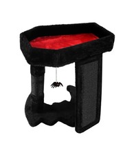 Gothic Cat Tree Tower with Coffin Cat Bed for Indoor Cats, Hall... Fast USA SHIP