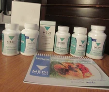 Medi Weight-loss Supplements, Blender bottle, Ketone Test Strips and Journal