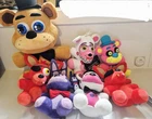 Lot of 8 Five Nights at Freddy’s(FNAF)Plushies–Includes Large Freddy&Rare Funko