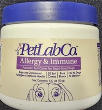 PetLab Co. PetLabCo. ALLERGY IMMUNE Probiotic Soft Chew For Dogs 30 Pork