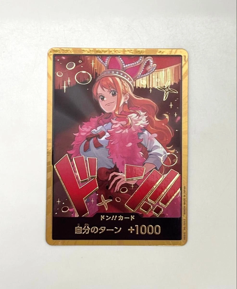 ワンピース カードゲーム ONE PIECE EB03 JP DON!! NAMI-GOLD PSA10 DON!! Nami GOLD EB03 Japanese ONE PIECE Card Heroines Edition - NM