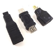 3 Firewire Adapters LOT for Computer, Camera, Video Camera, Please READ, TY