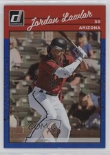 2023 Panini Donruss Retro 1990 Variation Holo Blue Jordan Lawlar #244 19sb