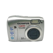 Olympus Camedia C-370 3.2MP Digital Camera - Broken Battery Cover - Parts only