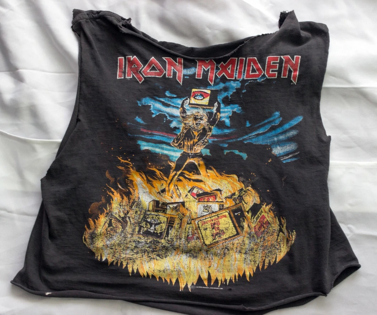 Camiseta De Iron Maiden - World Slavery Tour 1984-1985 - S