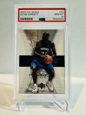 2003 UPPER DECK GLASS #33 KEVIN GARNETT TIMBERWOLVES HOF PSA 10