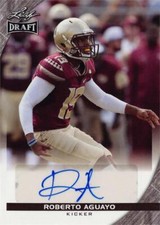 Roberto Aguayo signed Football Card (Florida State) 2016 Leaf Draft Rookie #ARAI