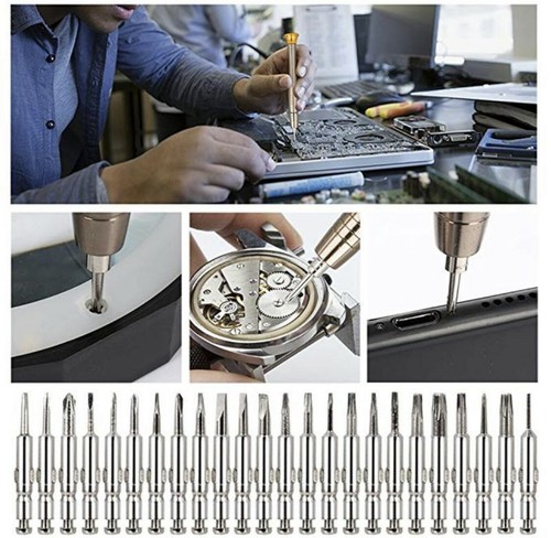 Torx Phillips Flat Pentalobe Y Triangle Tri-point Point Screwdriver Kit Slotted - Picture 13 of 15