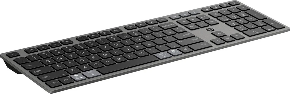 HP Tastiera Wireless Ricaricabile USB + Bluetooth Meccanico QWERTY Nero 9T5B1AA - Immagine 3 di 4