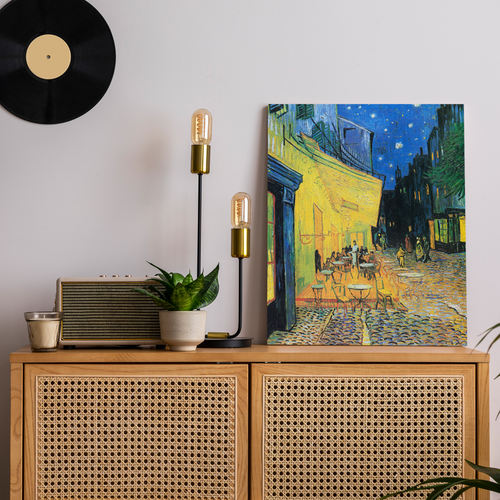 Pintura de lona artística estampada de Van Gogh varios tamaños enmarcada lista para colgar - Imagen 2 de 11