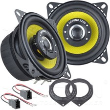 GROUND ZERO LAUTSPRECHER für OPEL CORSA D 2006-2014 Heck Hinten Koax 100W #AHVB