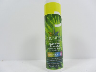 3 PACK HEMPZ LOUD AND PROUD QUEEN BEE PINEAPPLE LIP BALM
