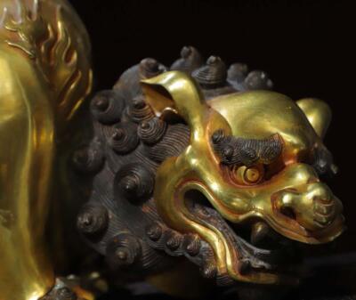 33CM Old Chinese Bronze Incense Burner w/Wangtianhou N2885