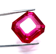 35 Ct Natural Certified Pink Sapphire Asscher Cut Stunning Loose Gemstone