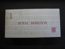 VINTAGE 1930'S ROYAL DOULTON MINIATURE CHARACTER JUGS ORIGINAL STORAGE BOX