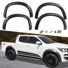 Fender Flares for Holden Colorado RG 2017-2021 Black Wheel Arch Guard Widen 30mm