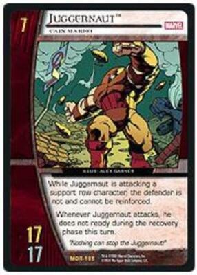 VS System: Juggernaut, Cain Marko - Unlimited Edition - Foil [Played] Marvel Ori