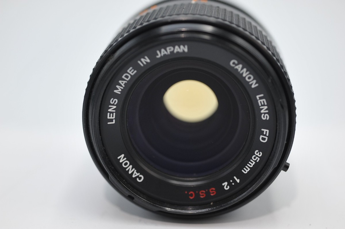 Canon FD 35mm F/2 S.S.C. Concave MF Lens | eBay