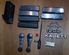 OPEL Kadett C SR chrome parts /Coupé CIty / VIintage car parts