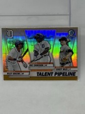 2020 Bowman Chrome Riley Greene Casey Mize Talent Pipeline /50 Gold Refractor