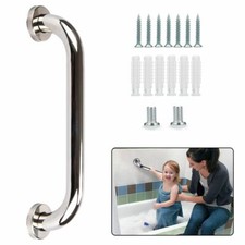 2pcs Stainless Steel Grab Bar Bathroom Safety Handicap Shower Tub Handle Support