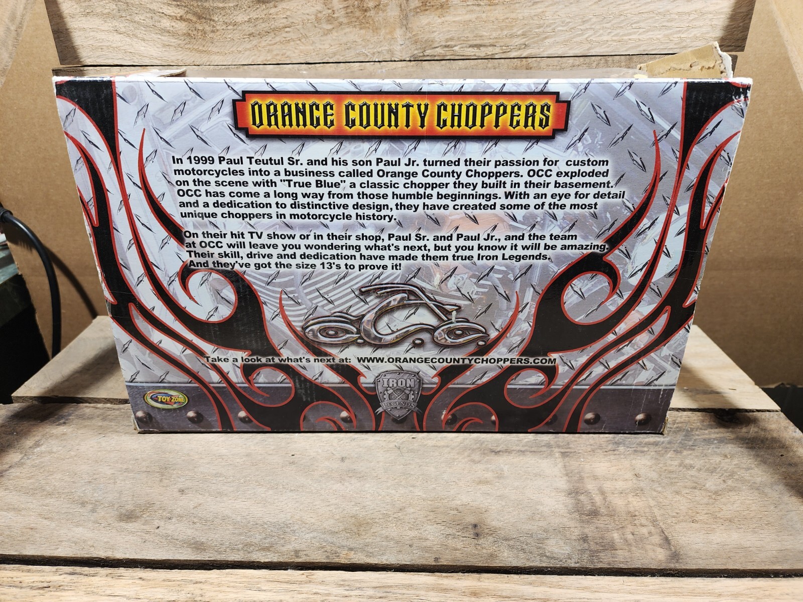 Toy Zone Iron Legends Orange County Choppers Motorcycle eBay