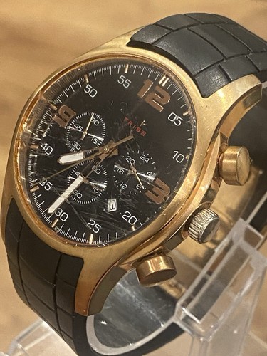 Men’s Rose Gold Watch “BREIL” Tribe, TW0286, Chronograph, K-Time, Sold for Parts - Picture 15 of 22