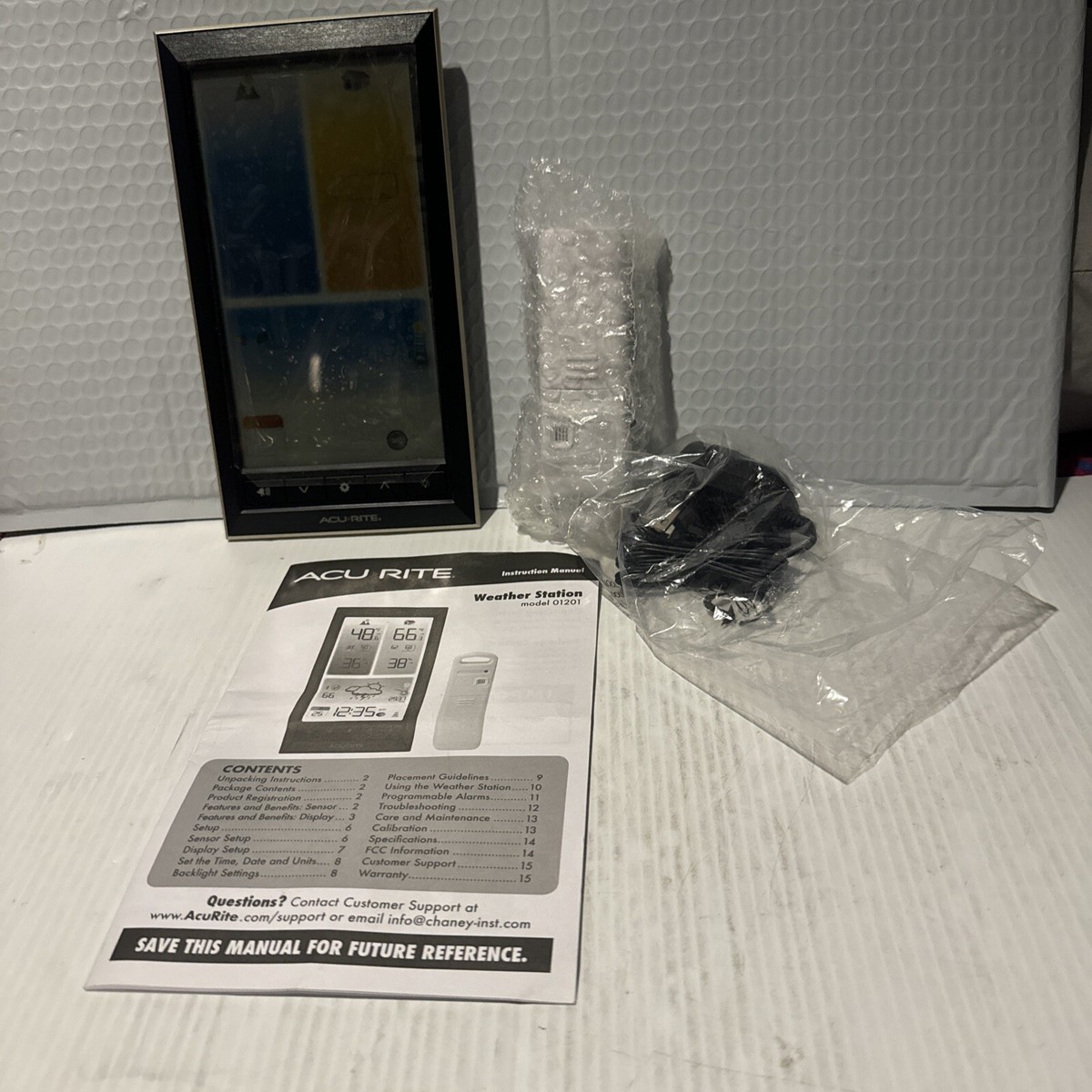 AcuRite Digital Weather Forecaster with Indoor/Outdoor Temperature