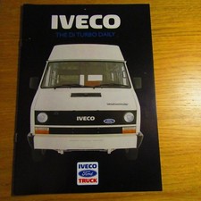 FORD IVECO Di 2.5 Turbo Diesel Daily Van Bus Truck Chassis UK Brochure 1986