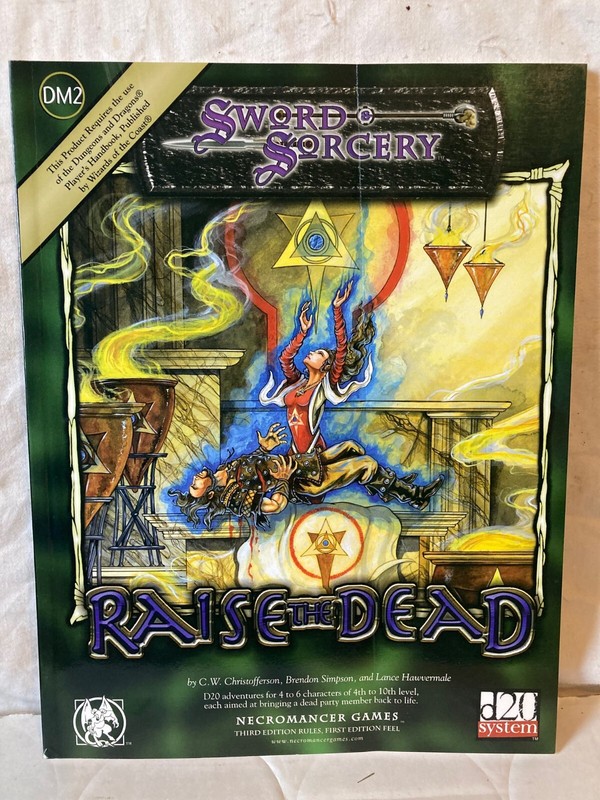 D&D Raise the Dead, 2003 Necromancer Games NOT a reprint