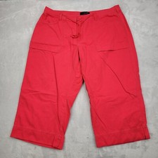 Vintage Lee Pants Womens 22 Red Straight High Baggy Loose Riveted Adult 39x22