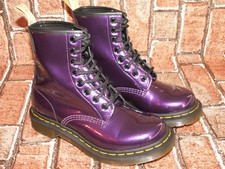 purple chrome doc martens